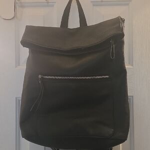 Urban Expressions Black and Multicolor Patterned Bag